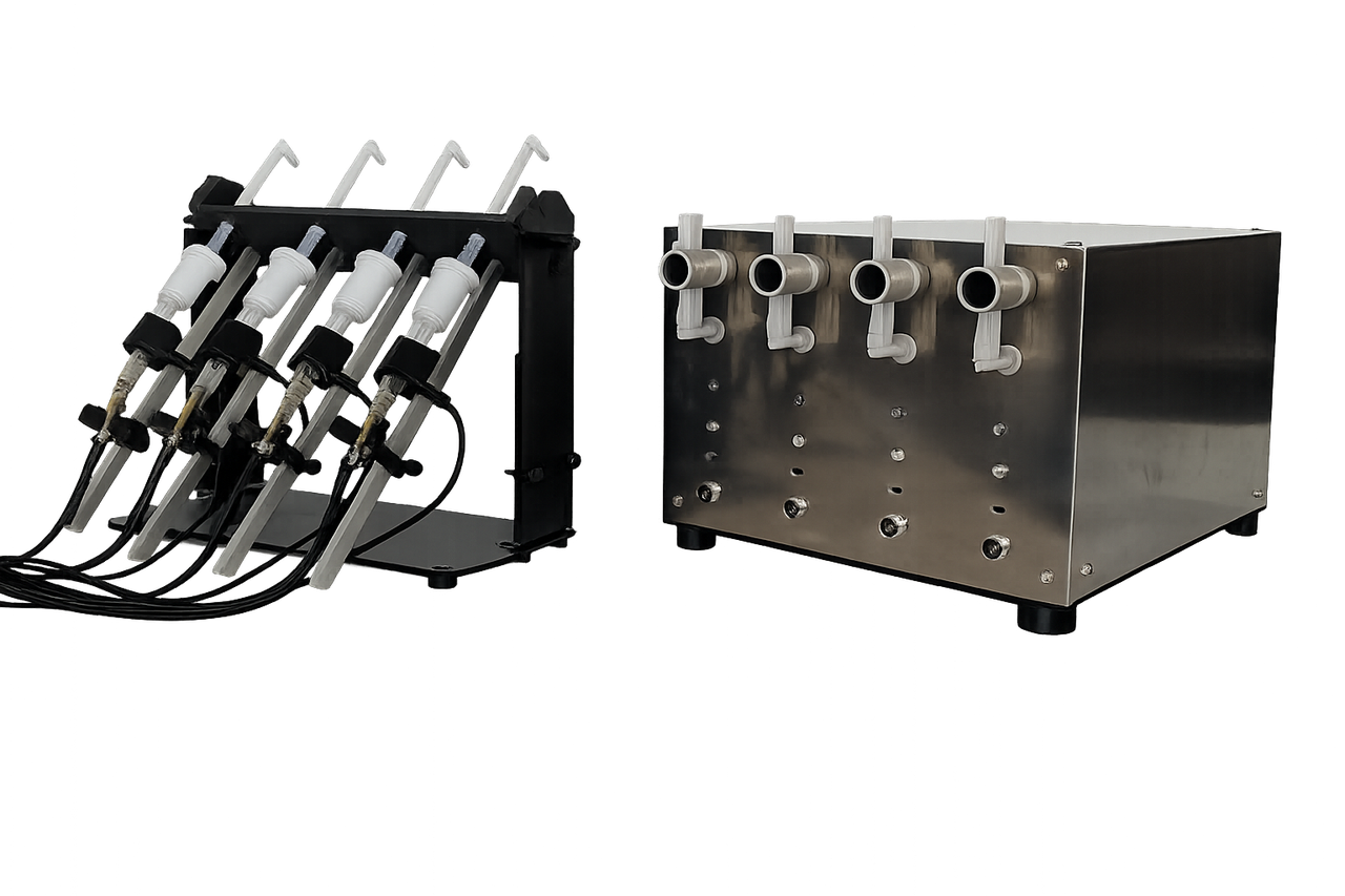 Gram 4-channel Universal Vaping Machine — analytical vaping machine for automated vapor product testing